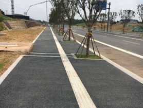 露骨料透水混凝凝土路面